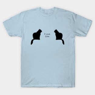 Double Cat Love T-Shirt